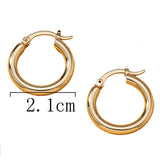 Simple Alloy Hoop Earrings