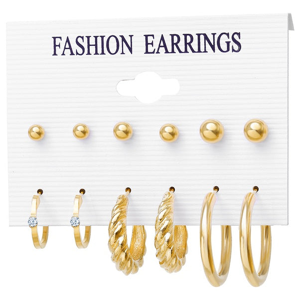 Earrings Set - 6pairs