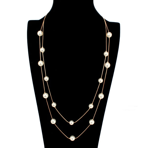 Pearl Double Layer Necklace