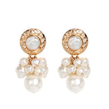 Bright Pearl Earrings Whitematch
