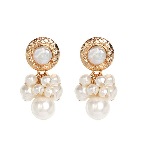 Bright Pearl Earrings Whitematch