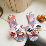 Summer Bow Ladies Slippers