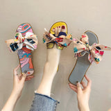 Summer Bow Ladies Slippers