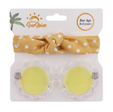 Kids Flower Sunglasses and Band Set