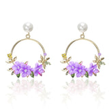 Flower Beads Earrings