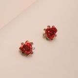 Rose Stud Earrings