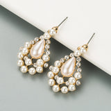 Fashion Water Drop Pearl Earrings