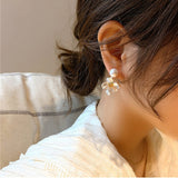 Pearl Flower Earring
