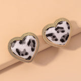Velvet Fashion Heart Earrings