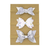 Baby Shimmer Fancy Headband Set - 3pcs