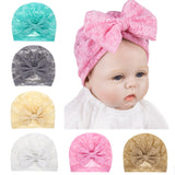 Baby Lace Bowknot Cap