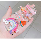 Rainbow Candy Color Baby Clip Set - 14pcs