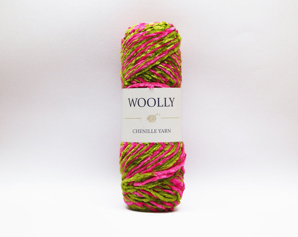 Woolly Multicolor Chenille Yarn - [CS22]