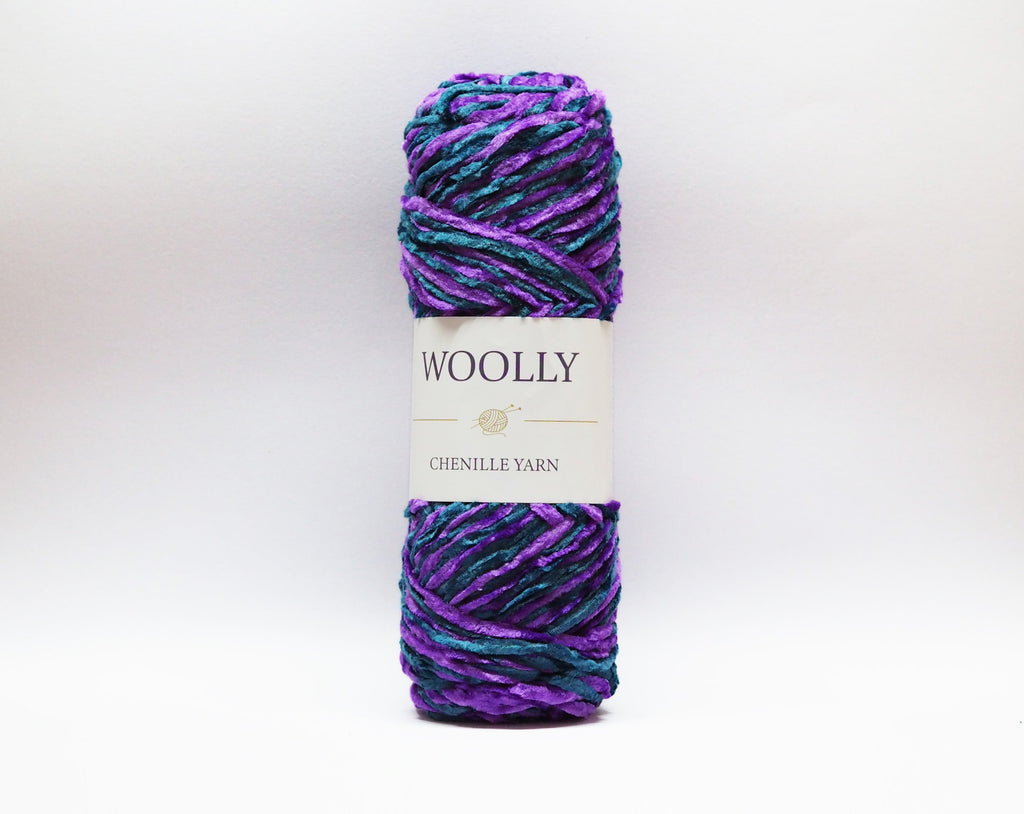 Woolly Multicolor Chenille Yarn - [CS22]