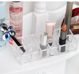 12 Grid Acrylic Lipstick Box Makeup Organizer Storage Box Nail Polish Storage [FS]