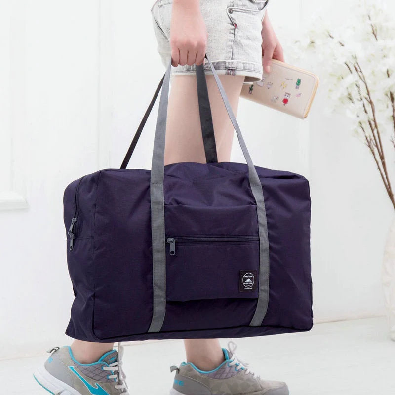 Fashion Wind Blows Folding Carry Travel Bag