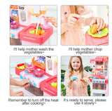 Pretend Play Kitchen Set Toy Water Sprinkle With Steam  - [CS22]