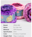 Fur Yarn Cake