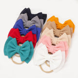 11.11 Elastic Big Bow Headband (Pack of 6)