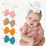 11.11 Elastic Big Bow Headband (Pack of 6)