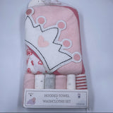 Baby Hooded Towel and Washcloth Set