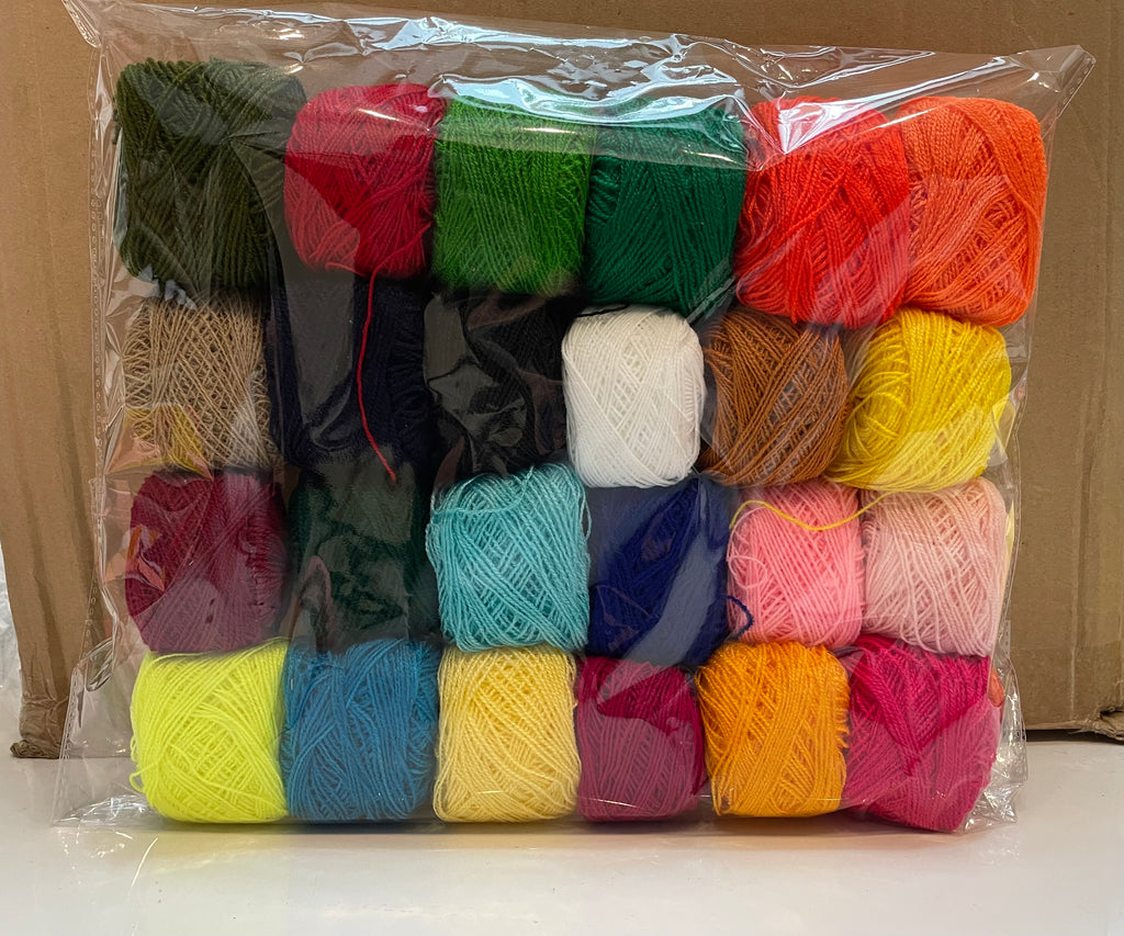 Woolen Embroidery Thread (Pack of 24)