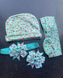 Baby Cotton Cap and Band Set