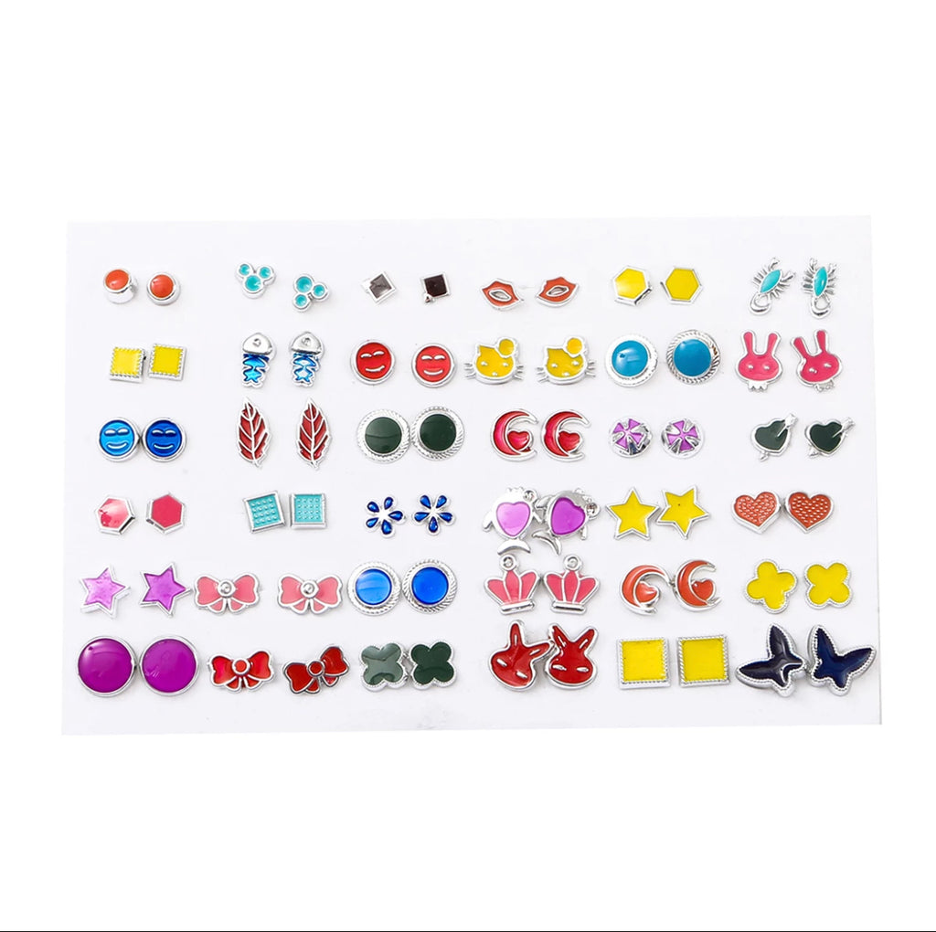Assorted Earrings Card - 36 pairs