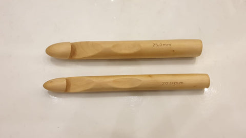 Big Size Bamboo Crochet Hook