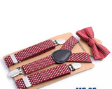 M&A Polka Bow Suspender