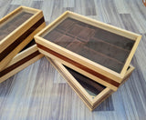 Maple Wood Watch and Sunglasses Storage Box (6/12/6+3)