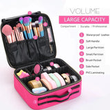 PU Leather Cosmetic Organizer Travel Storage Box