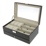 Watch, Sunglasses and Jewellery Storage Box - Double Layer