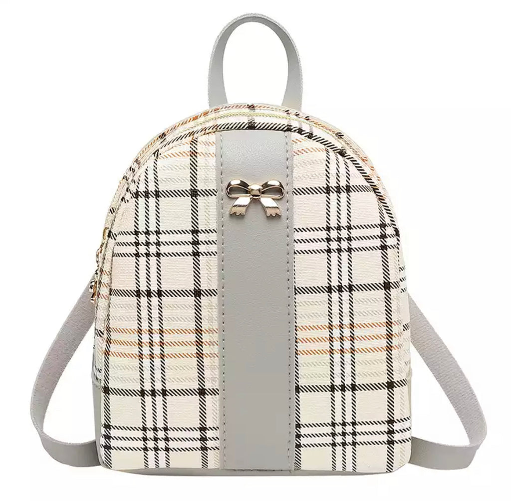 Girls Bow Small Bag Casual Backpack