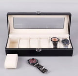 PU Leather Watch Storage Box (6 Slots) [SALE]