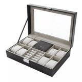 PU Leather Watch Storage Box & Jewellery Box