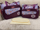 Mother Baby Diaper Bag Set (3pcs)
