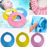 Children Kids Safe Shampoo Bath Bathing Shower Cap Wash Hair Shield