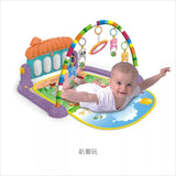 Baby Gym Mat with Piano Fitness Rack