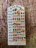 Assorted Earrings Tray- 36 pairs