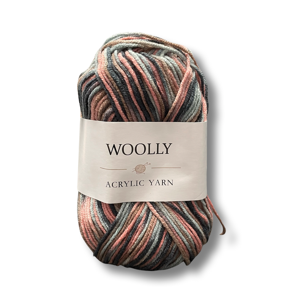 Woolly Multicolor Acrylic Yarn - [CS22]