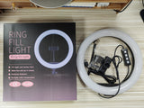 10" LED Ring Light with Tripod Stand & Phone Holder with Dimmable 3 Light Modes for Live Streaming Photography