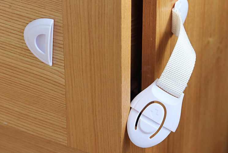 10pcs/set Drawer Cupboard Door Drawer Fridge Children Baby Safety Lock Door  Drawers Lock Baby Security Locks