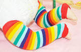 Rainbow Striped Stockings - Knee/Elbow Pads