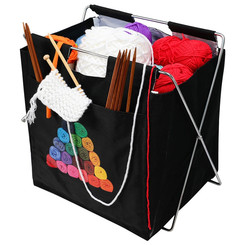 Foldable Knitting Bag Organizer