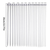 Aluminium Knitting Needle Set - 11 size(2mm-10mm)