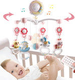 Baby Crib Toy Holder Musical Box with Projection