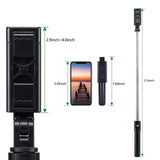 3 in 1 Wireless Bluetooth Selfie Stick Foldable Mini Tripod Expandable Monopod with Remote Control for iPhone IOS Android