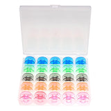 Plastic Bobbin Sewing Machine Storage Box (25pcs)