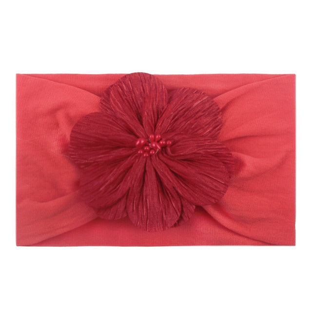 Lace Bow Flower Headband (Pack of 6)